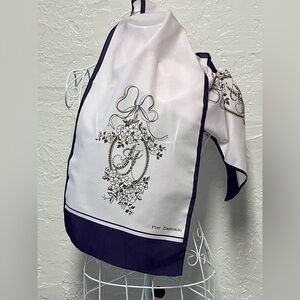 Pier Damiani Purple Lilac FloralScarf Vintage